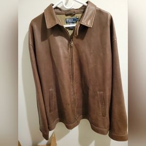 Raulph Lauren Polo, Leather Jacket, XXL
